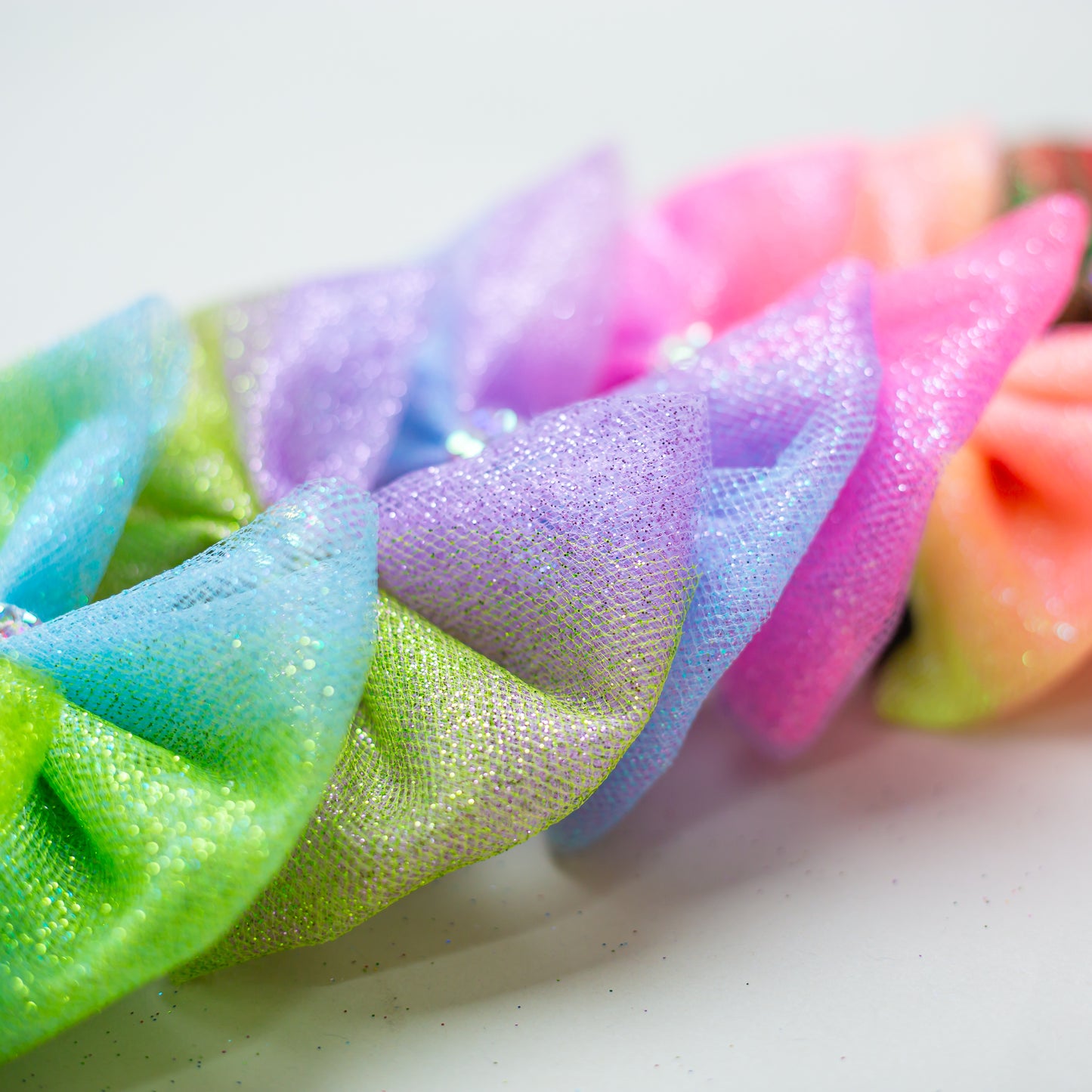 Ombre rhinestone hair bow, custom colors, cbcsportswear