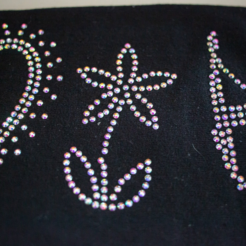 Blooming Flower rhinestone design