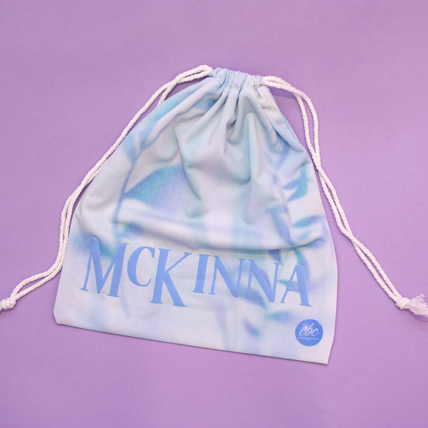 Watercolor grip bag in blue, cbcsportswear
