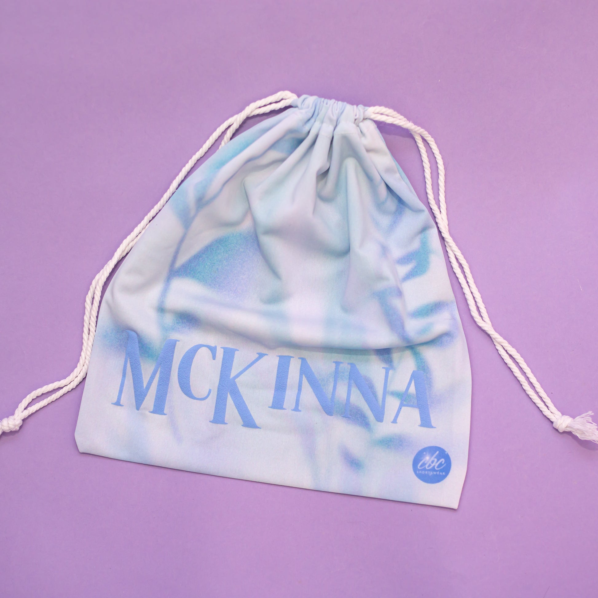 Watercolor grip bag in blue, cbcsportswear