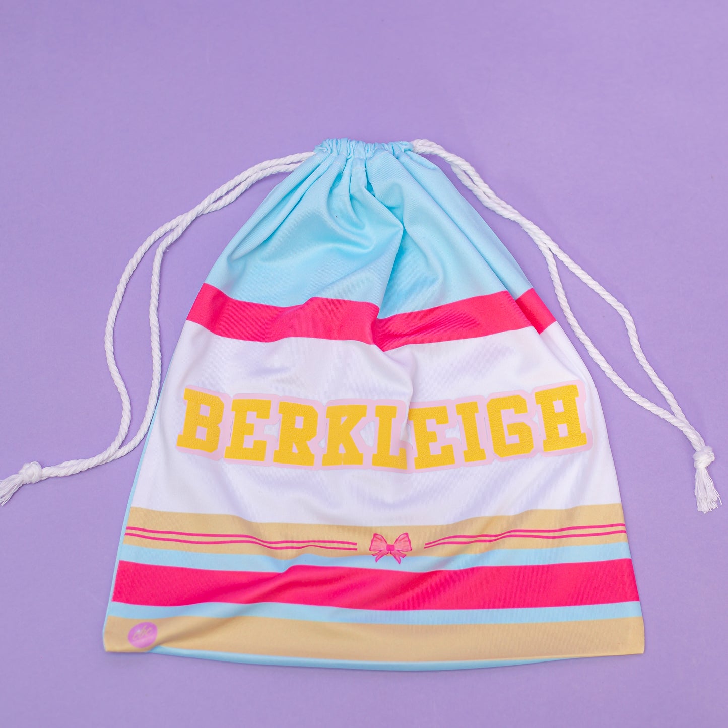 Pastel preppy grip bag in blue, cbcsportswear