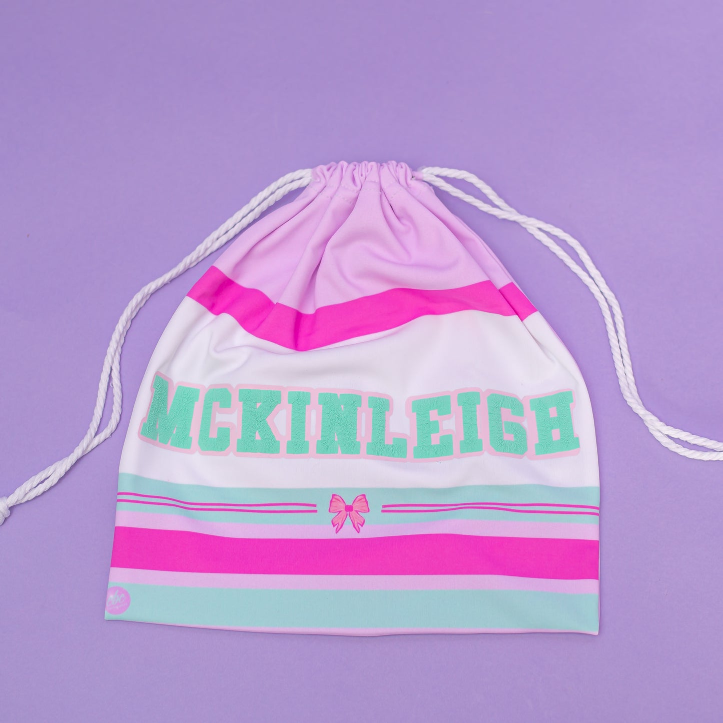 Pastel preppy grip bag in pink, cbcsportswear