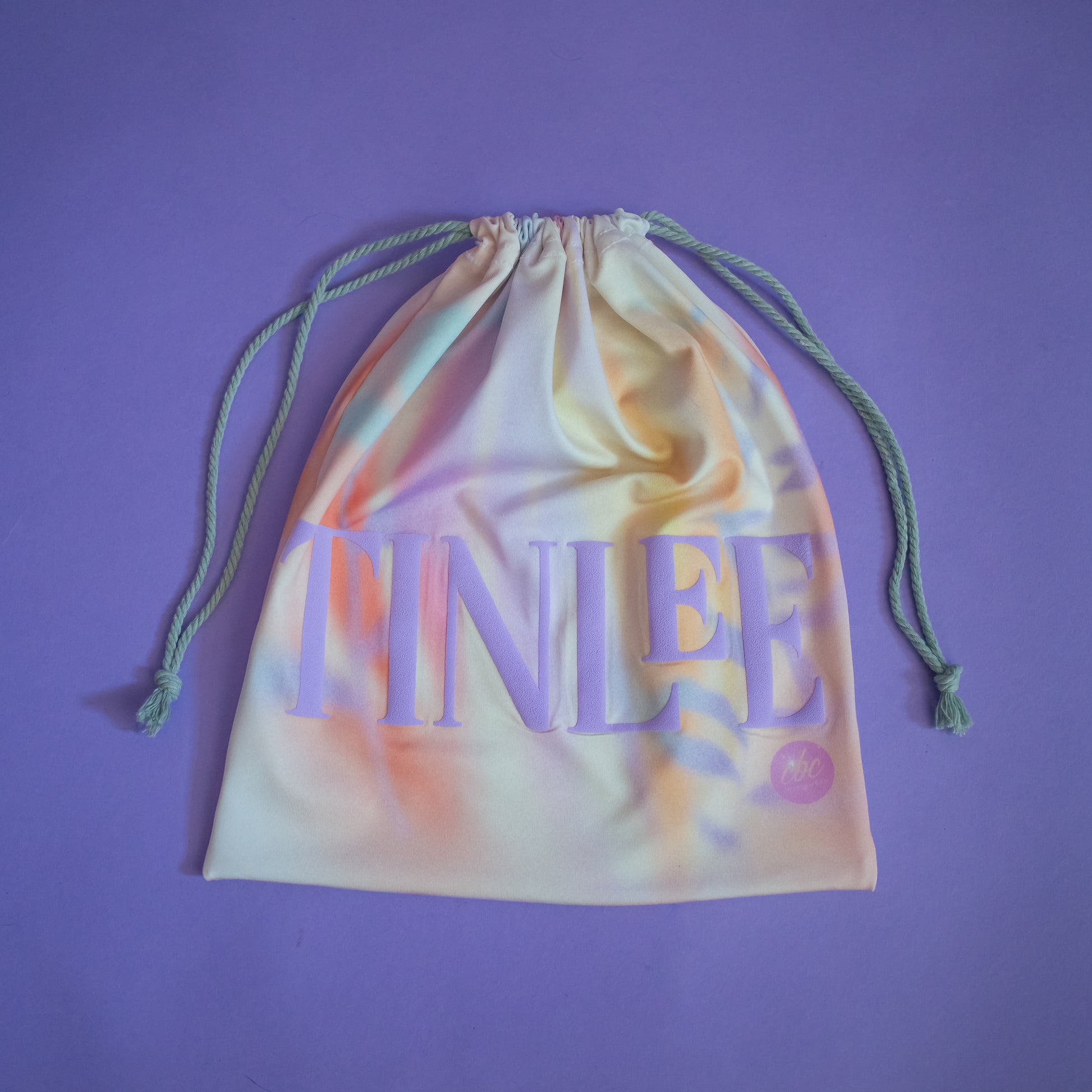 Watercolor grip bag in yellow, cbcsportswear