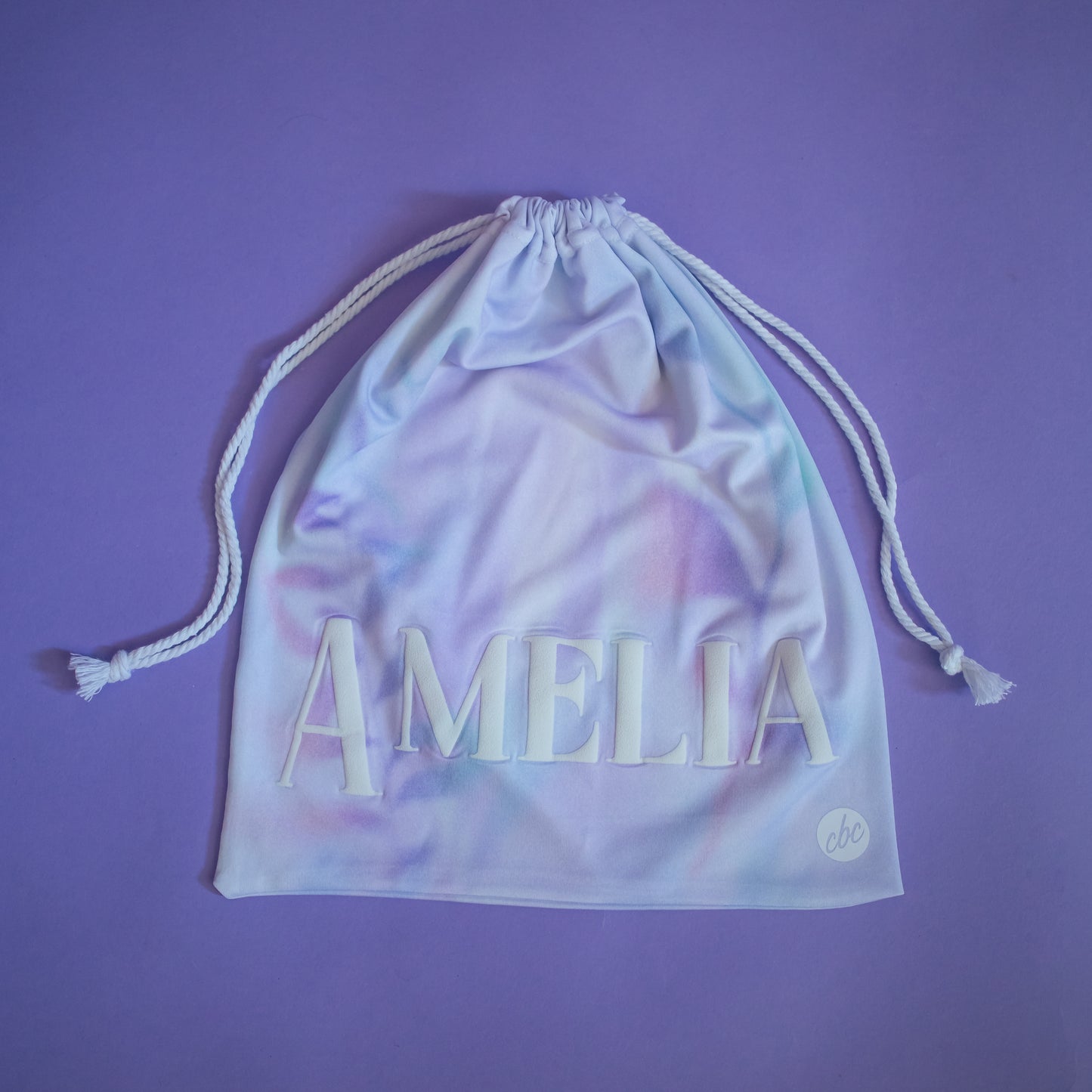 Watercolor grip bag in purple, cbcsportswear