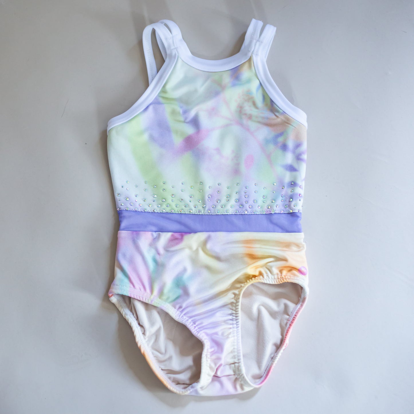 Watercolor Sparkle leotard