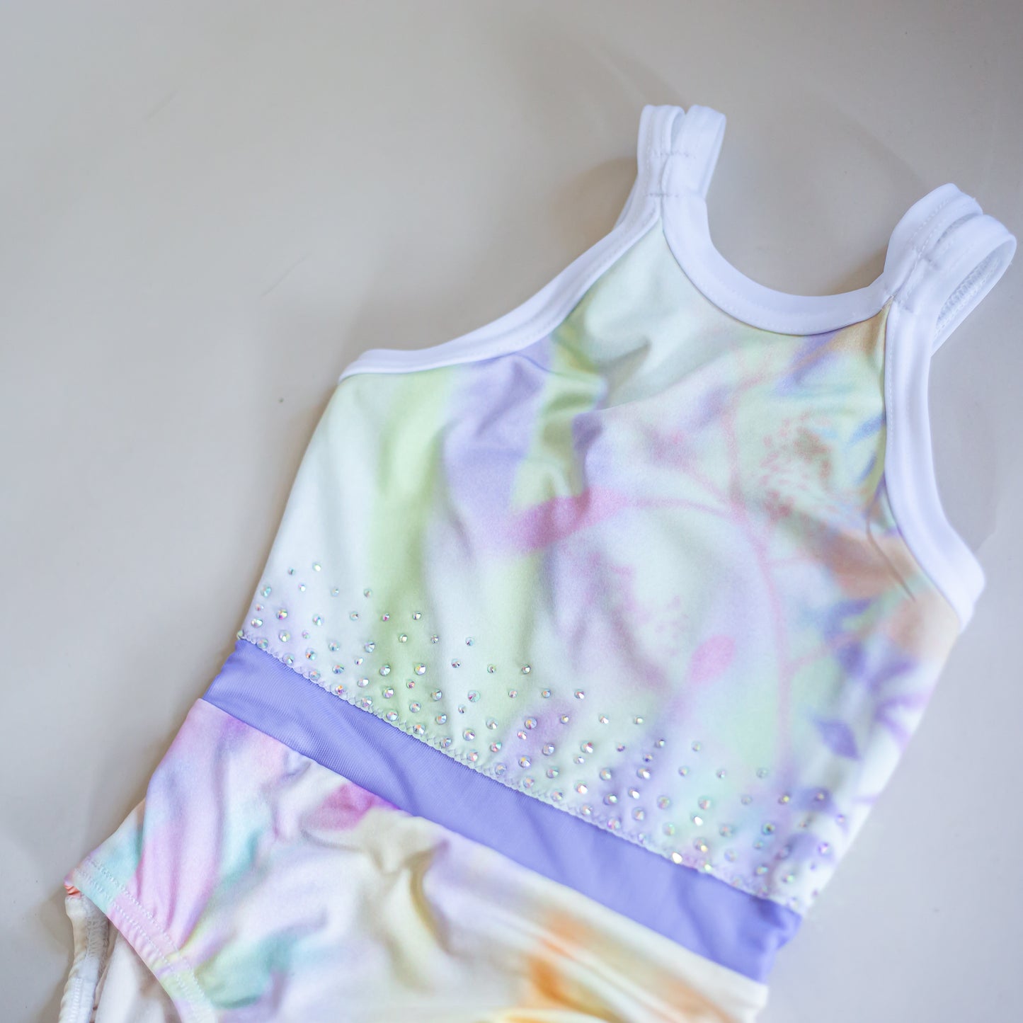 Watercolor Sparkle leotard