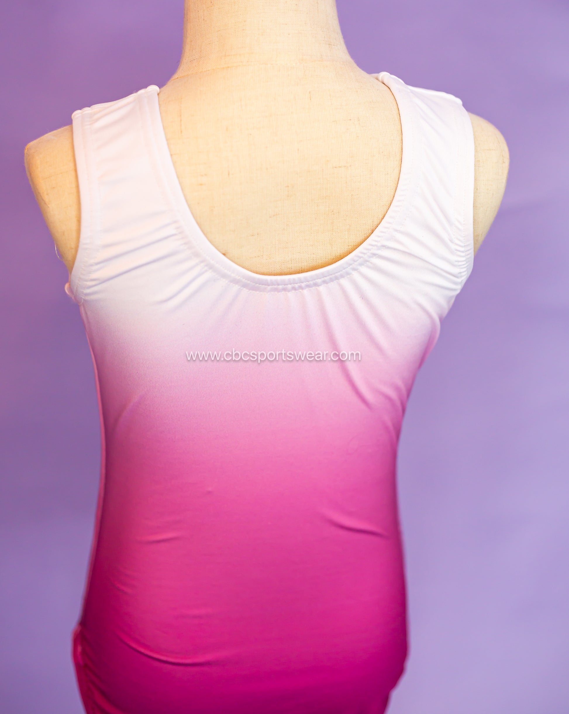 Personalized ombre gymnastics leotard for gift, cbcsportswear