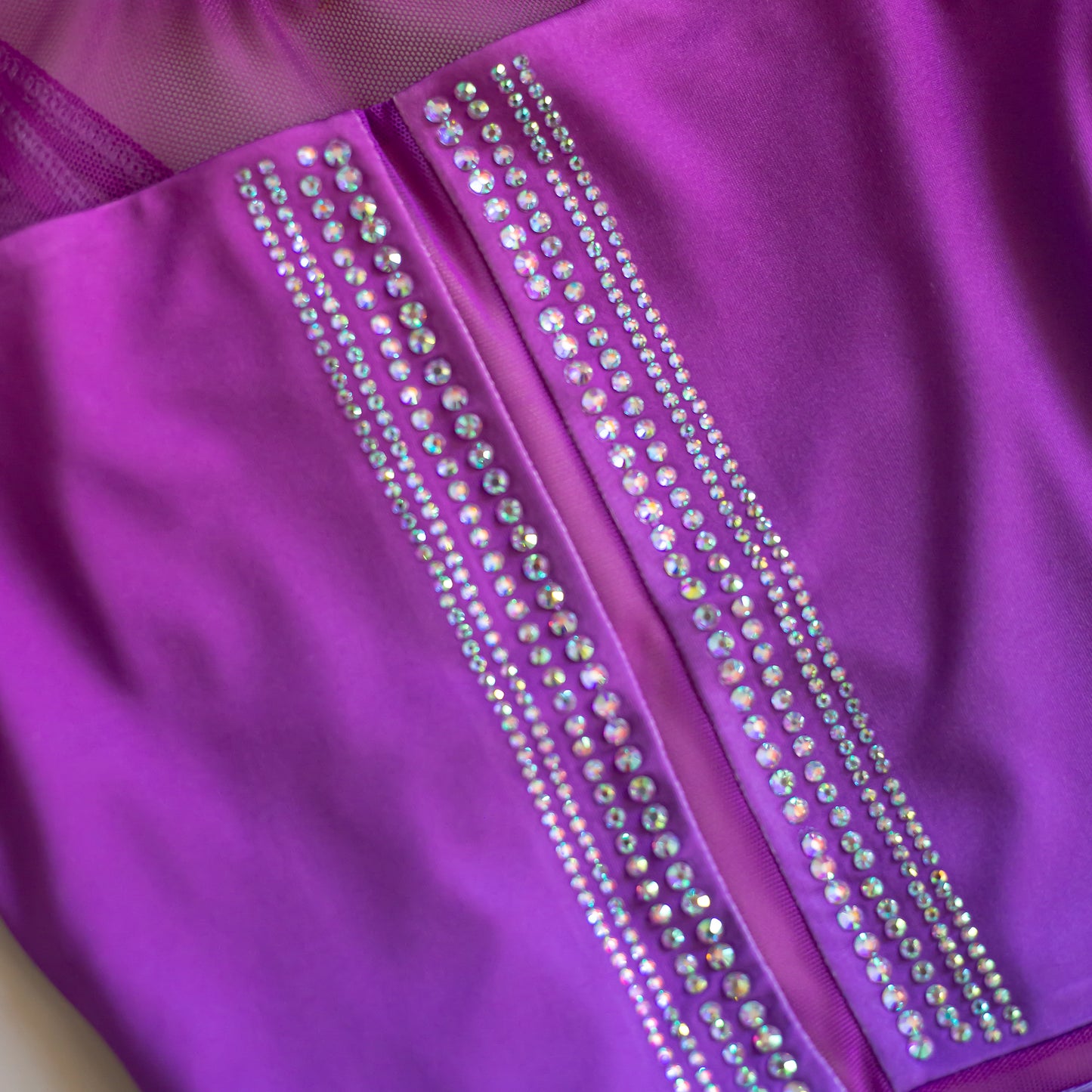 Linear leotard