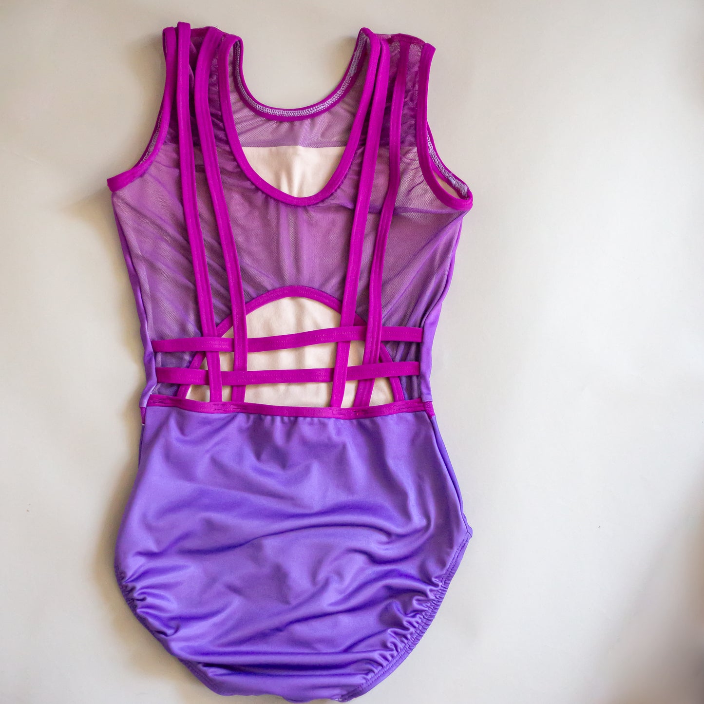 Linear leotard