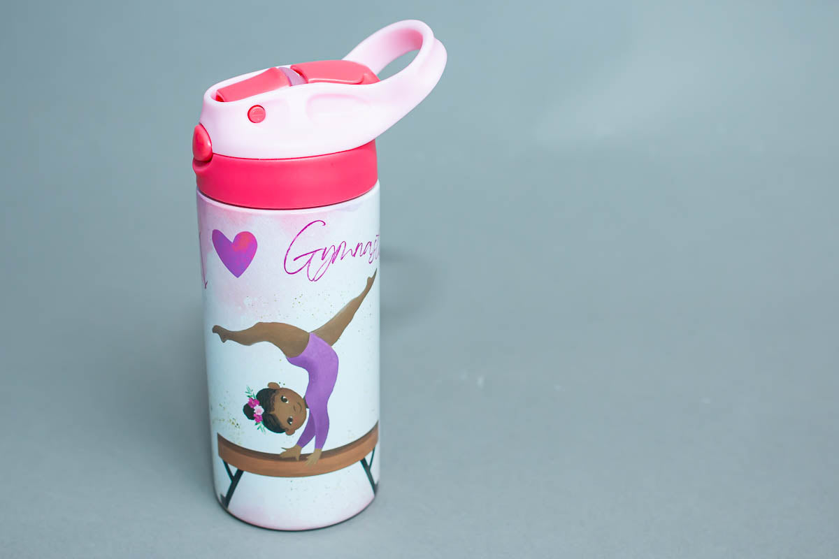 I Love Gymnastics Sippy Water Bottle