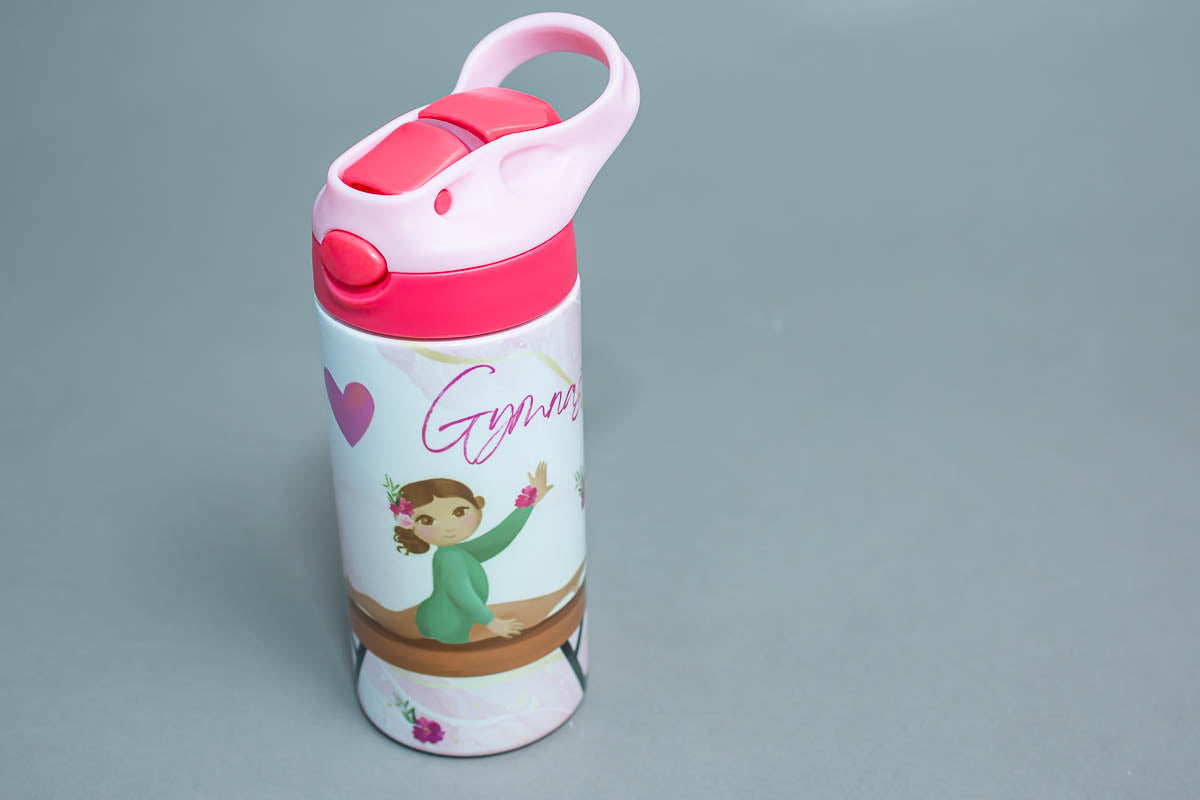 I Love Gymnastics Sippy Water Bottle