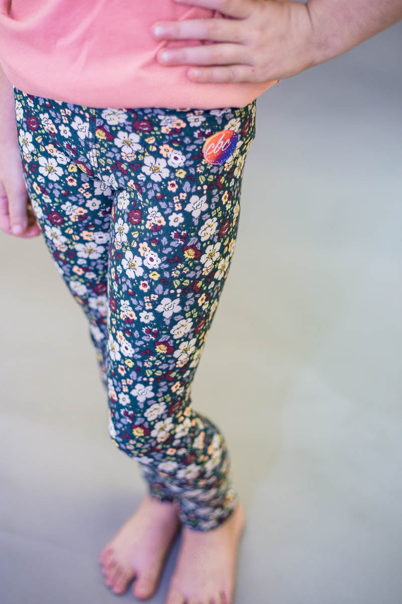 Fall Floral Leggings