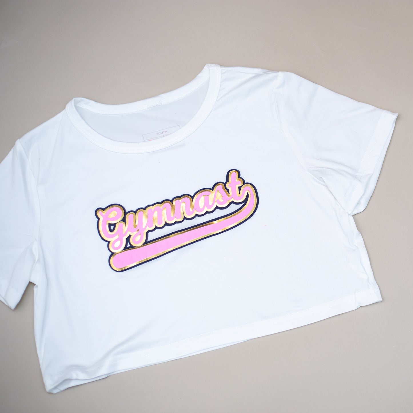 Retro gymnast cropped t-shirt