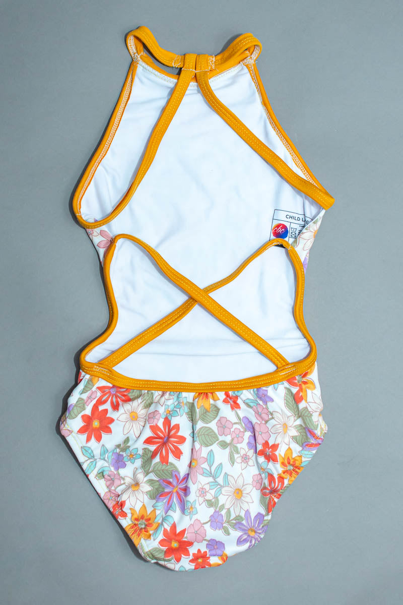 Super Strappy Leotard-Spring Floral